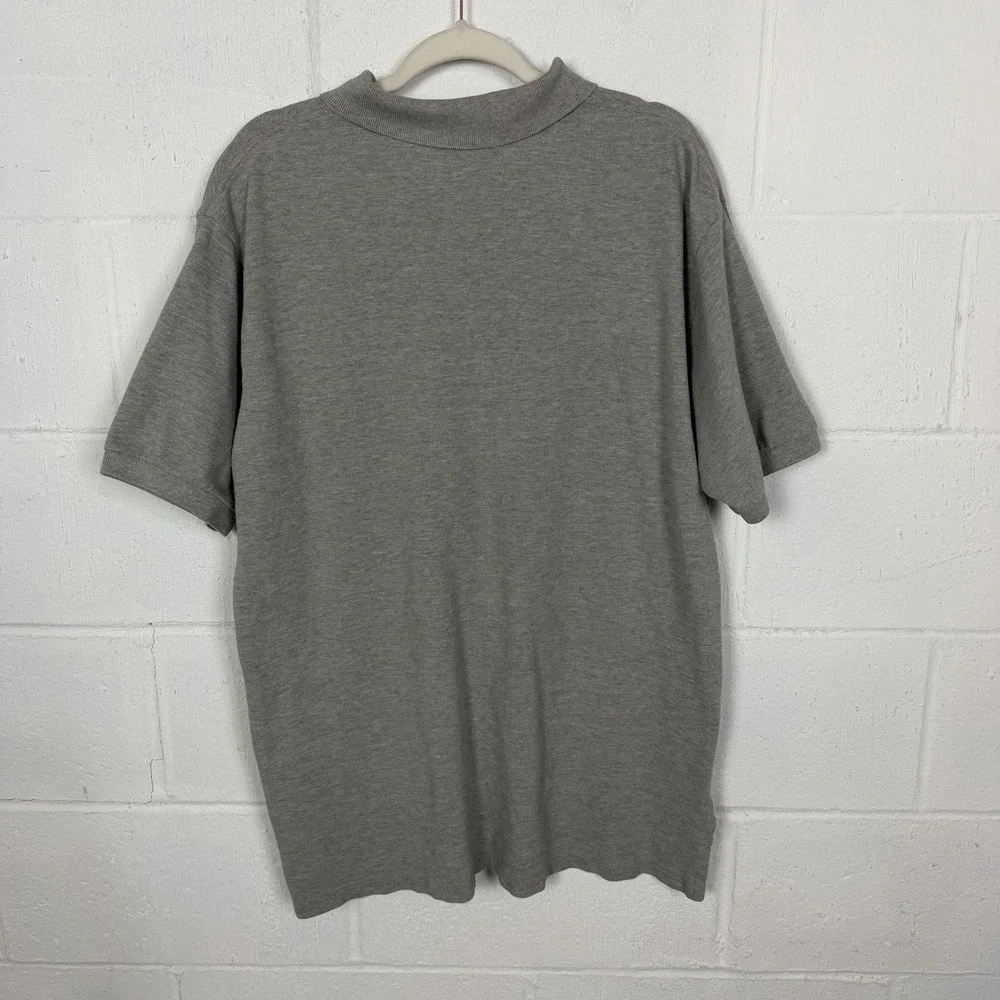 Polo Ralph Lauren Men's Polo Shirt Gray Blue Pony Logo‎ Preppy Old Money SZ XL